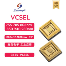 3535红外808/850/940/980nm传感建模补光加热固化脱毛VCSEL激光