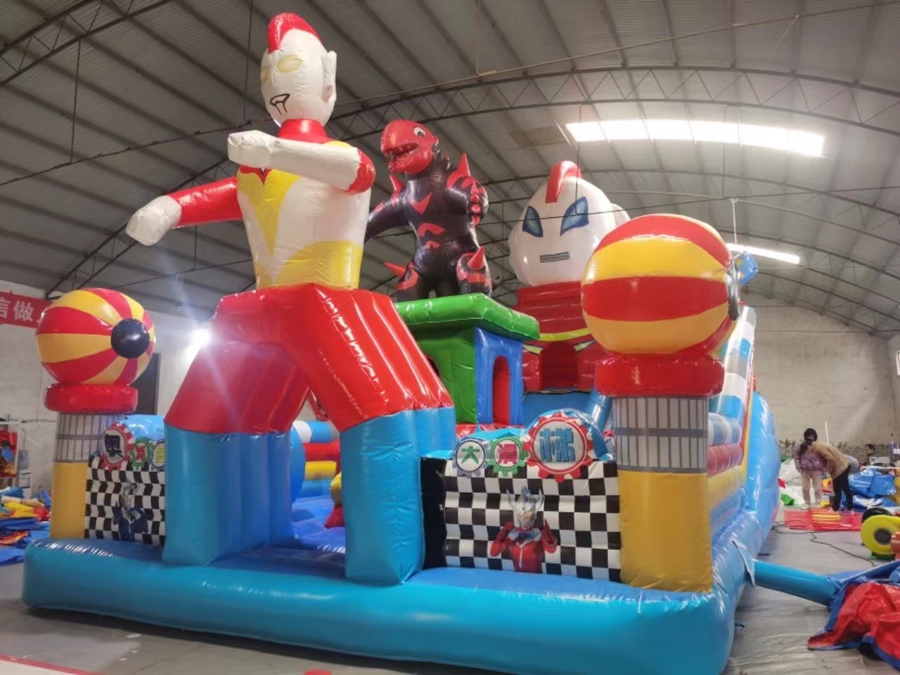 室外大型儿童充气城堡广场蹦蹦床游乐场气垫淘气堡乐园公园跳跳床