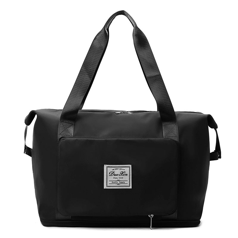 Foldable Travel Bag Fashion Single Shoulder Large Capacity Business Trip Short Trip Luggage Bag Fitness Bag Portable Pending Storage Bag