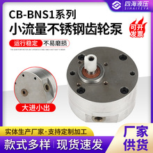 CB-BNS1系列小流量不锈钢齿轮泵 耐酸碱清水泵卫生泵不锈钢齿轮泵