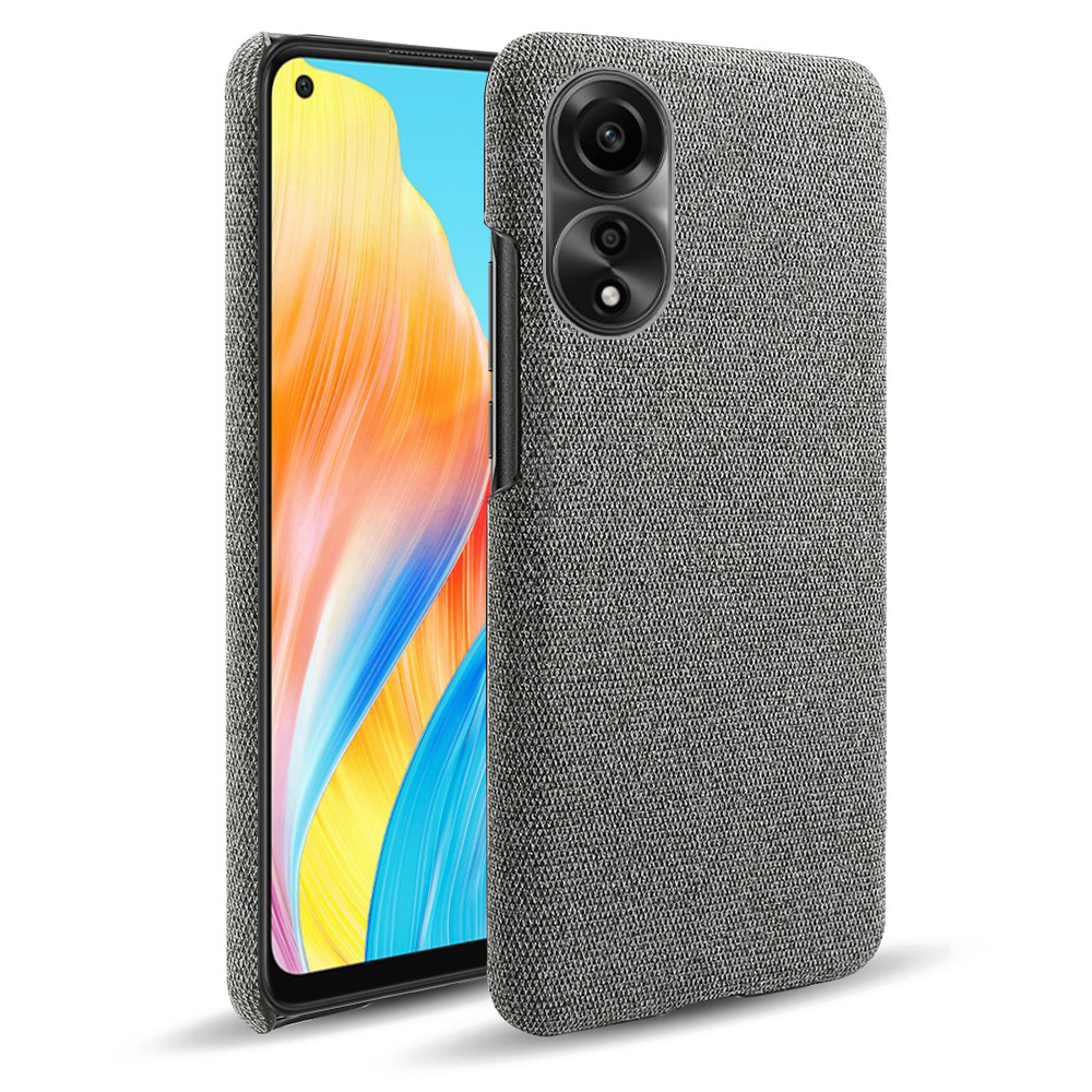 批发适用oppo a78 4g手机保护壳背壳oppo a97 5g纯色布纹手机套