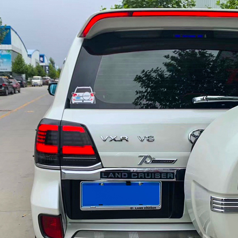 适用于丰田兰德酷路泽尾灯总成08-15款改装led跑马流水陆地巡洋舰