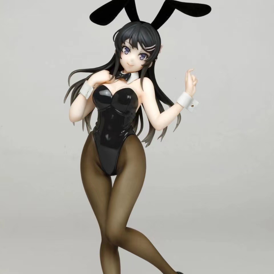 动漫批发 樱岛麻衣 兔女郎学姐 美少女站姿车载机箱摆件手办