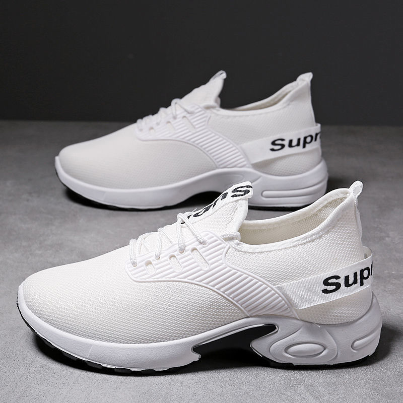 Summer Autumn Men's Shoes Breathable Mesh Shoes Running Shoes Men's Sports Shoes Student Shoes Casual Shallow Mouth Pumps Men's Shoes