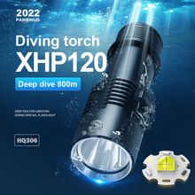 跨境货源P70潜水手电筒专业水下照明户外手电筒LED大功率潜水手电