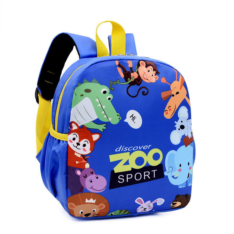 Foreign Trade Kindergarten Backpack Cartoon Animal 1-6 Years Old Cross-Border Boy Dinosaur Backpack