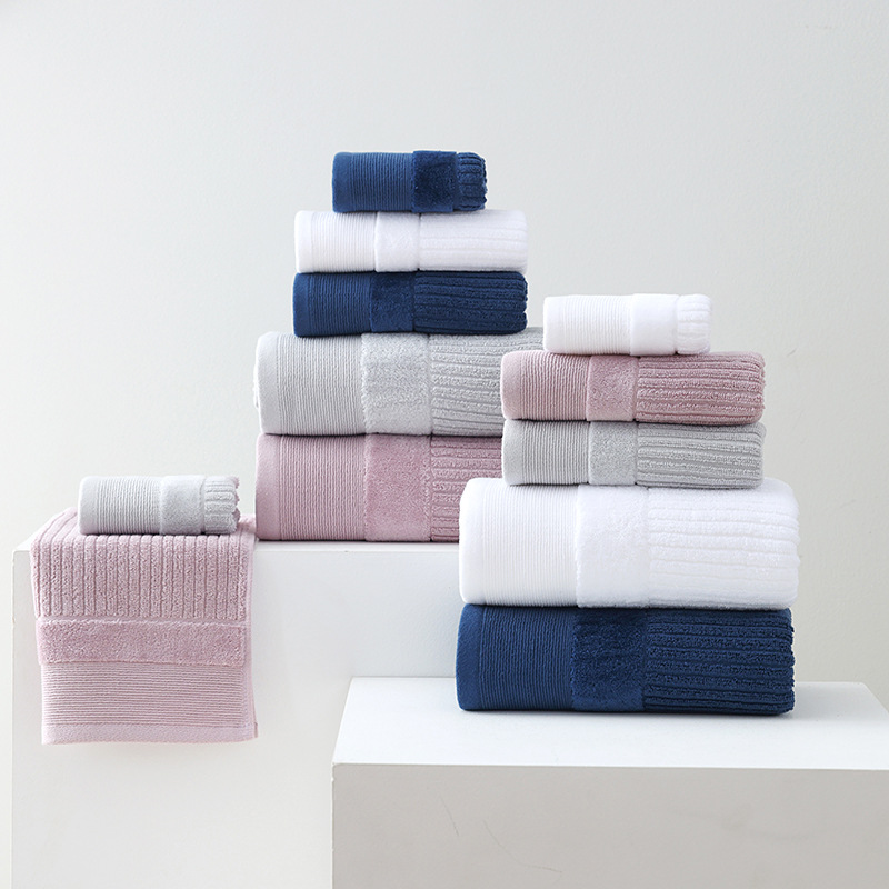 95G Pure Cotton Wholesale Towels Soft Absorbent Household Thickened Bath Face Washing Towel Xinjiang 100% Cotton Towel
