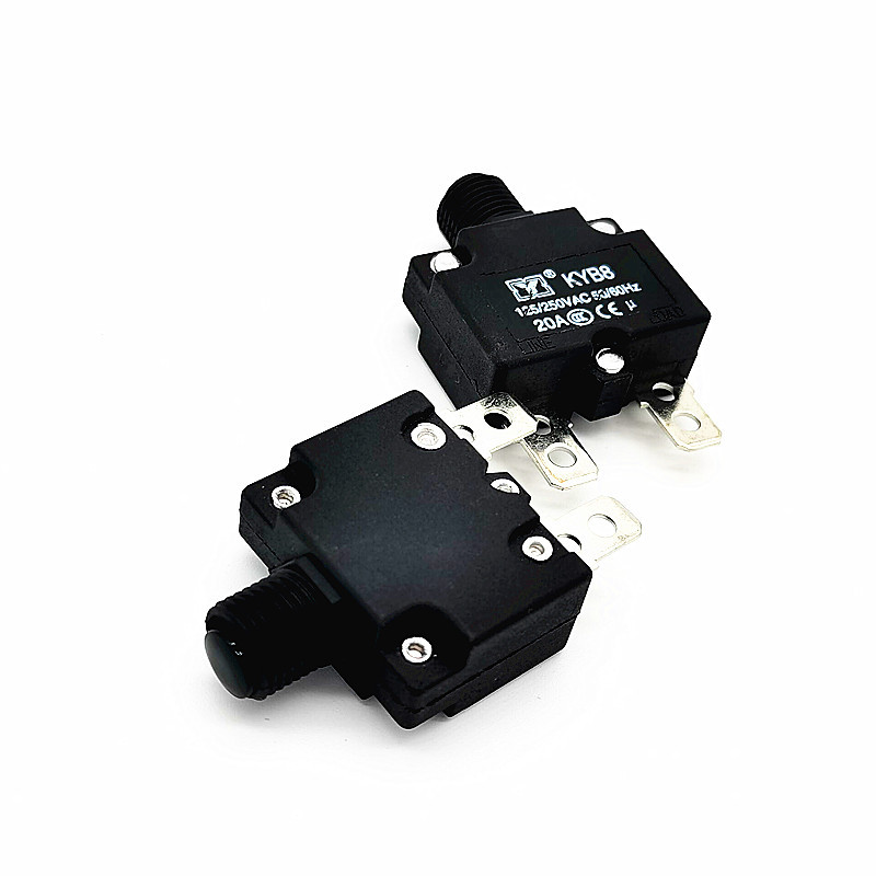 厂家直供过载保护器88-16a黑头过载保护器手动复位 直流断路器