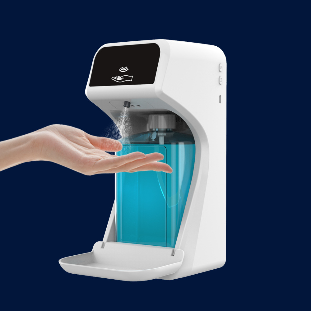 前台自动感应洗手液机智能皂液器酒店消毒感应净手器皂液机壁挂式