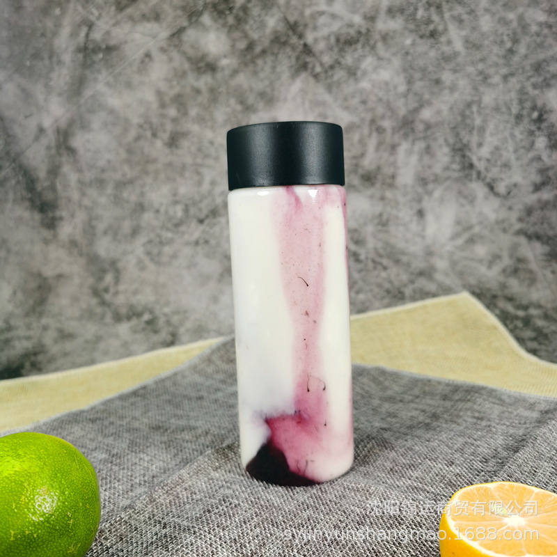 一次性330ml网红手摇酸奶杯牛奶酵素杯创意饮料果汁塑料瓶外卖