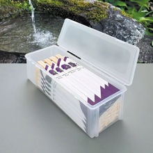 日本进口筷子收纳盒带盖筷子苗条盒厨房餐具整理盒刀叉餐具防尘盒