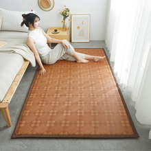 日式藤席地垫加厚榻榻米床垫打地铺凉席卧室地毯夏季地垫席子