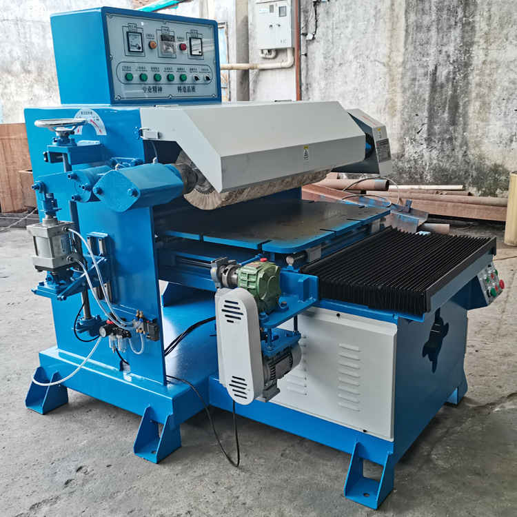 全自动金属平面抛光机砂光机不锈钢镜面去毛刺五金铝型材拉丝机