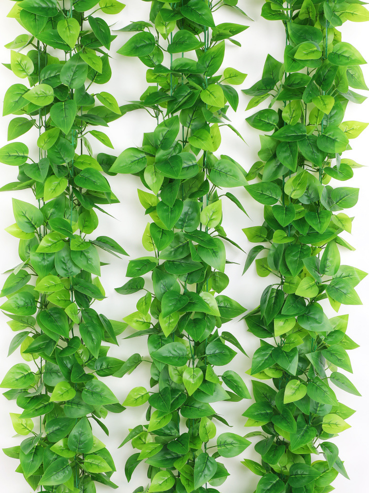 仿真藤条绿萝叶装饰假树叶藤蔓塑料吊顶花藤水管道遮挡空调绿叶花