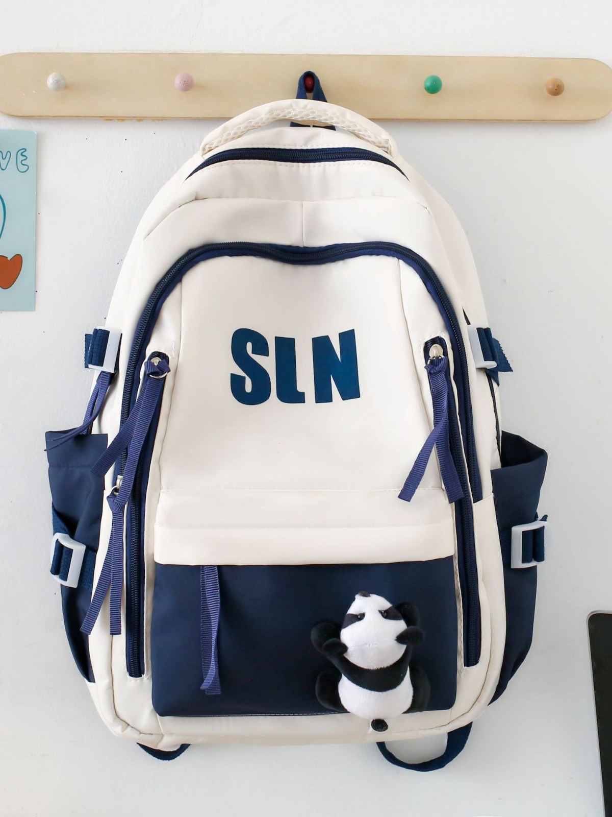 american-style simple good-looking schoolbag junior high school college students women‘s backpack large capacity high-grade stain-resistant casual backpack