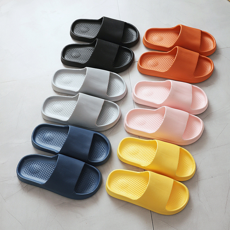 Summer Thick Soled Bathroom Slippers Soft Soled Loafers