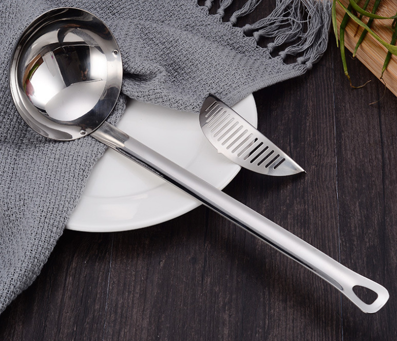 Stainless Steel Kitchenware Creative Filter Soup Spoon