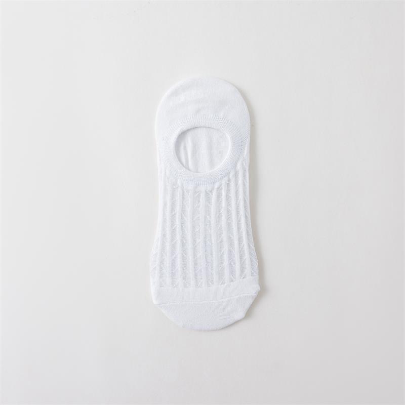 Women's Socks Summer Mesh Stockings Hollow Invisible Japanese Socks Low-Cut Breathable Thin Silicone Anti-off Crystal Socks