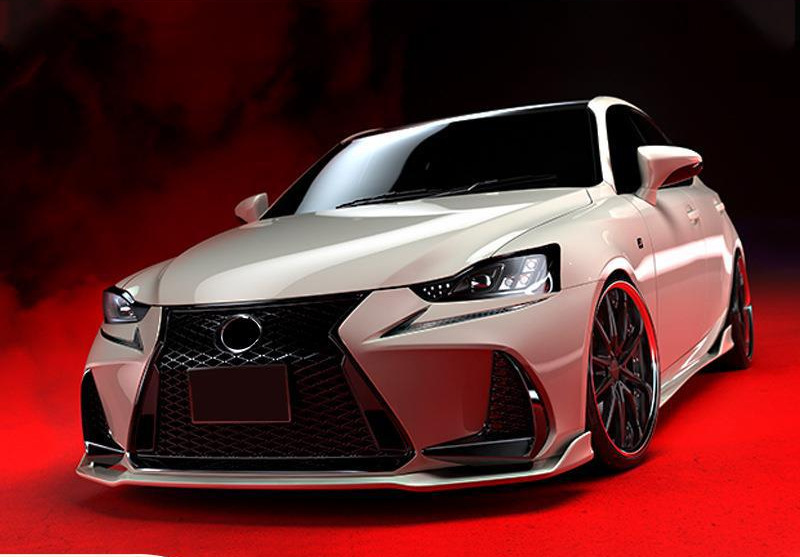 适用于雷克萨斯is改装artisan小包围 前唇 后唇包角 尾翼工厂直销