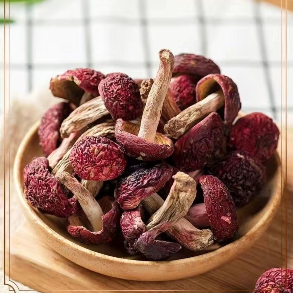 红菇野生红蘑菇月子菇干货红菌干货福建大田大山野生正红菇20克