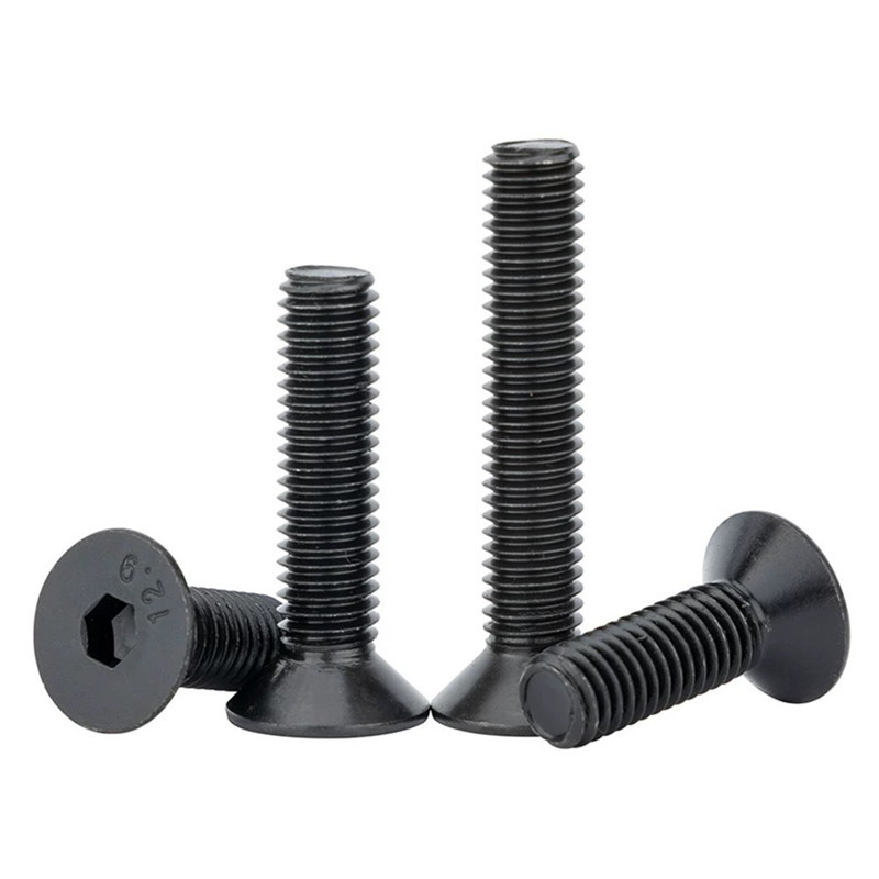 12.9级高强度沉头内六角螺钉平头螺丝平杯螺栓M2M2.5M3N4M5螺纹