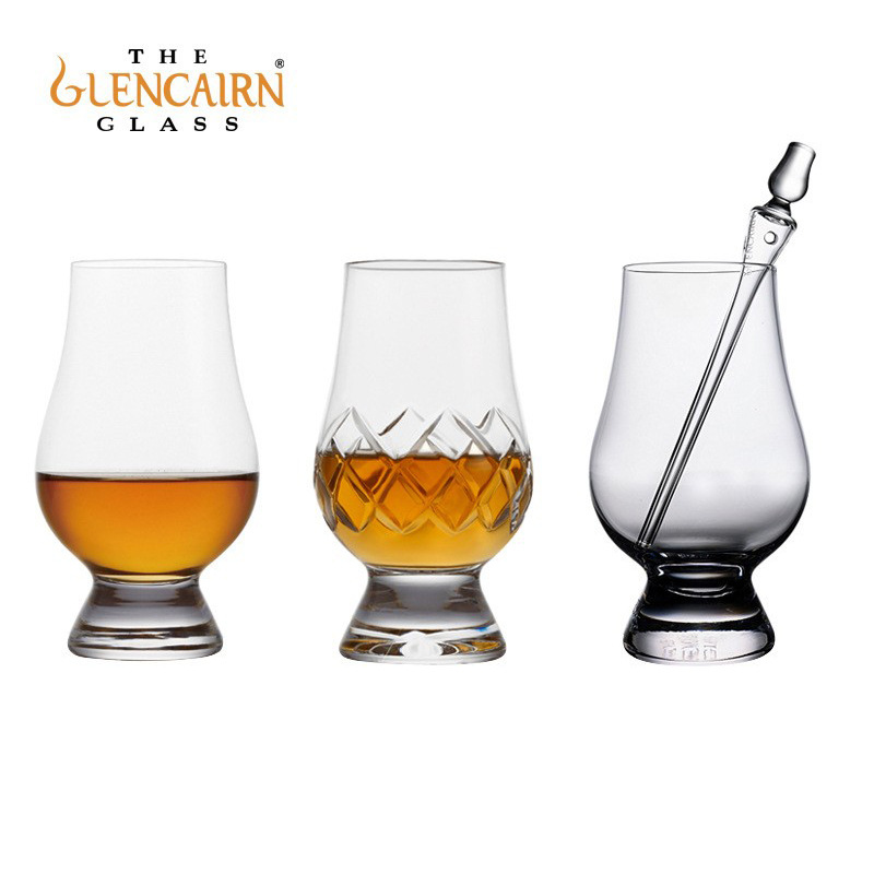 英国glencairn 格兰凯恩水晶玻璃威士忌酒杯进口闻香杯厚底品鉴杯