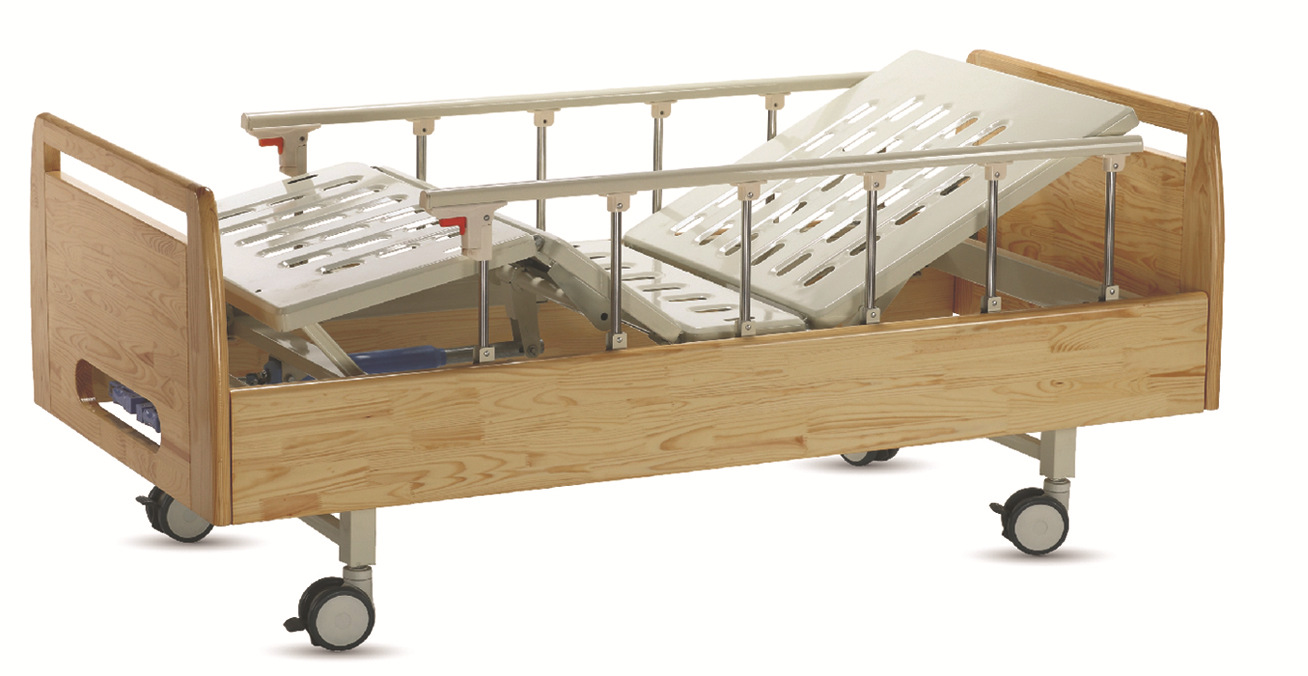 养老院护理床木质老人床医疗床手动单摇双摇医用床医院病床适老化