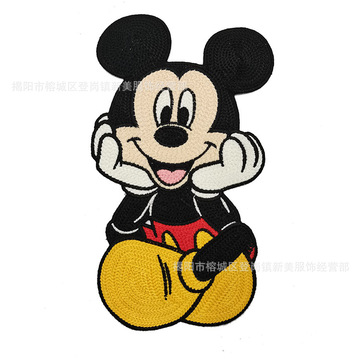卡通米奇刺绣布贴   米老鼠动物补丁贴  diy服装辅料 衣服补洞贴