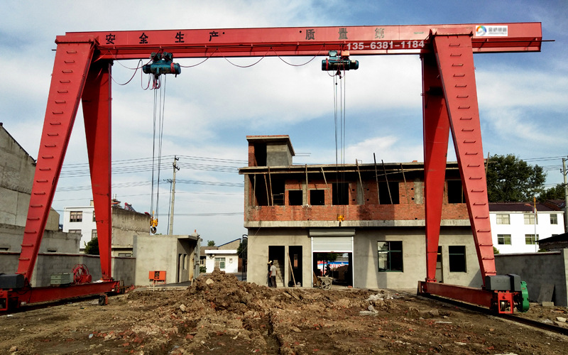 源头厂家现货5吨电动葫芦龙门吊单梁花架门吊行车龙门式起重机