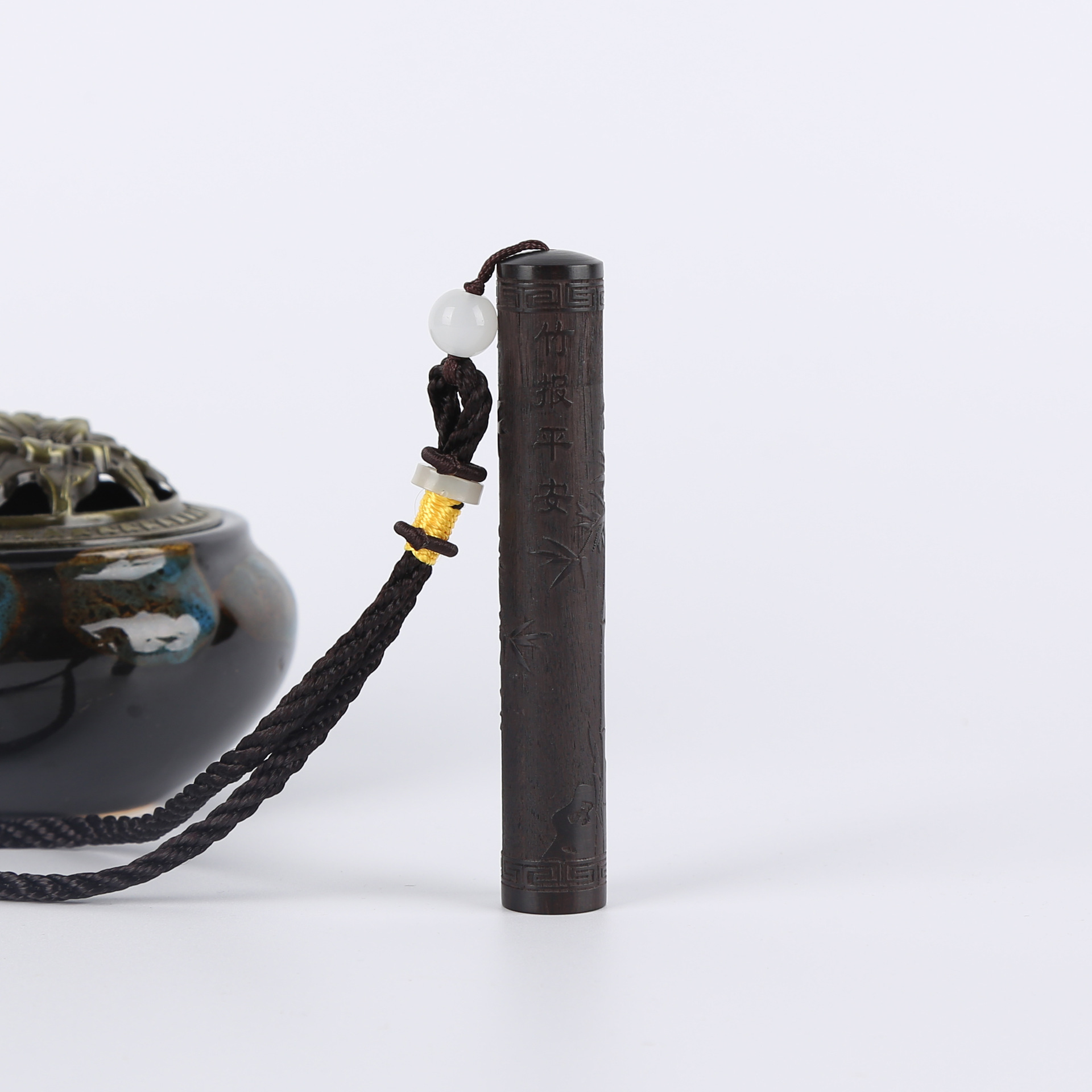 电子打火机usb充电抖音同款檀木火折子防风创意个性吹一吹打火机