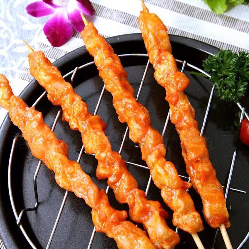澳洲大串鸡肉串烧烤油炸调理腌制奥尔良味烤串里脊肉串冷冻半成品