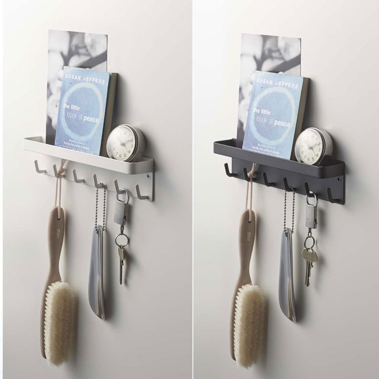 Household Entrance Strong Magnetic Punch-Free Creative Seamless Magnet Entrance Door Storage Hook Key Storage Rack