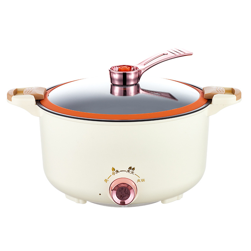 Multi-Functional Electric Cooker Boiled Instant Noodles Pot Household Integrated Electric Hot Pot Electric Frying Pan Micro Pressure Cooker Soup Pot Stew Pot