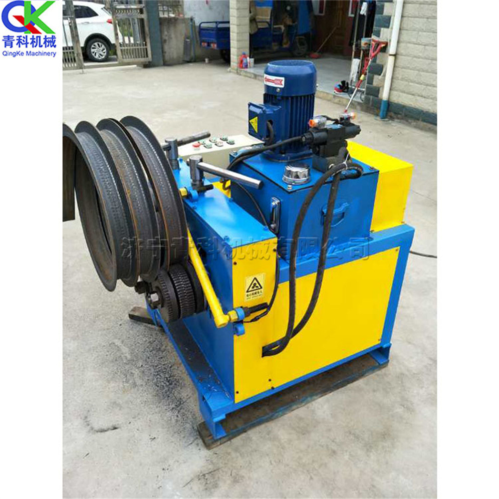 方管圆管内翻卷圆机 自动化槽钢角钢盘圆机 立式液压型材弯弧机