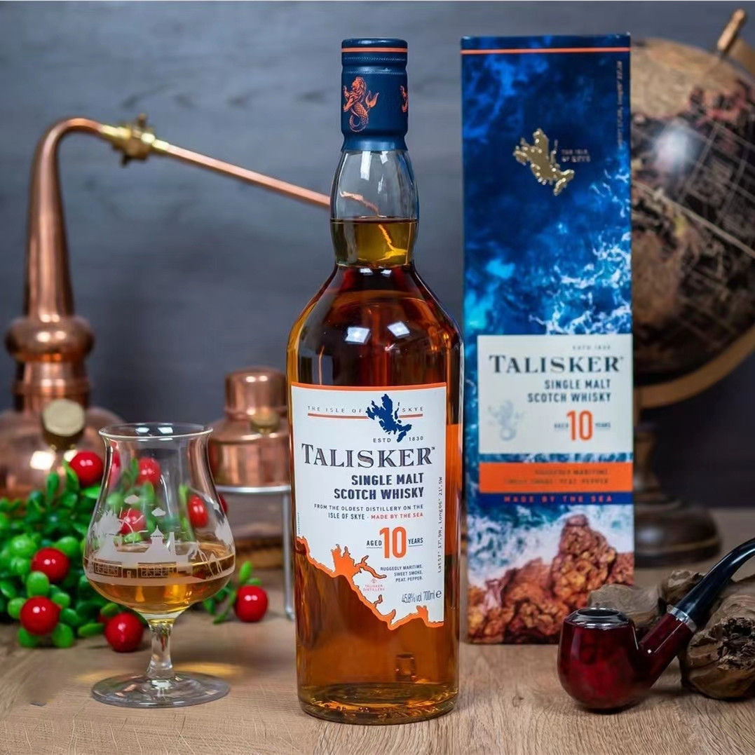 泰斯卡10年 talisker单一麦芽苏格兰威士忌烟熏 进口洋酒行货