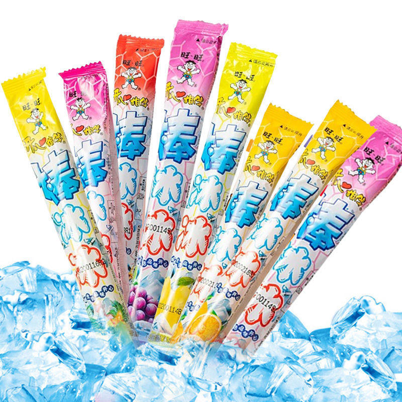 旺旺碎冰冰棒冰35g碎碎棒棒冰吸吸棒冰果味饮料饮品冰棒非特产