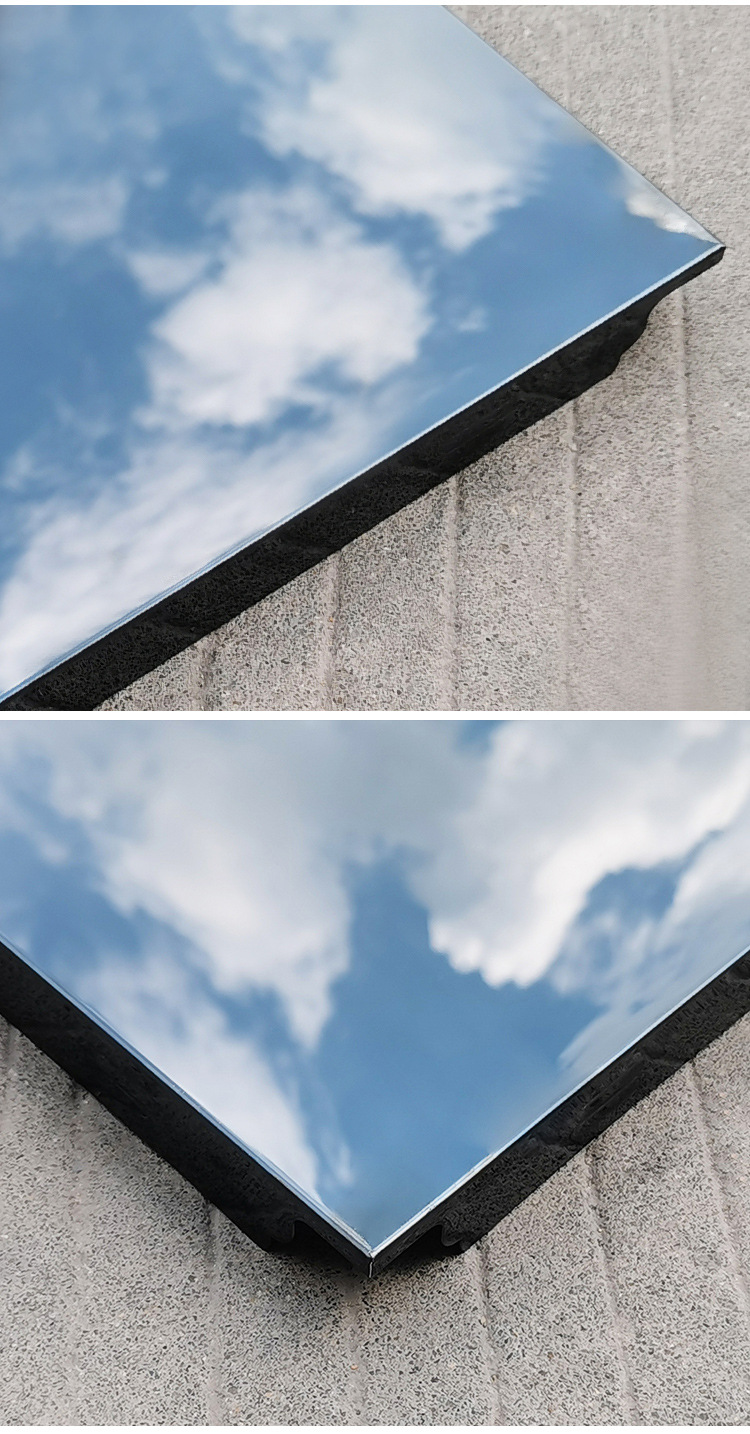 不锈钢钛黑扣板镜面天花板600×600集成吊顶装饰工程全套材料自装