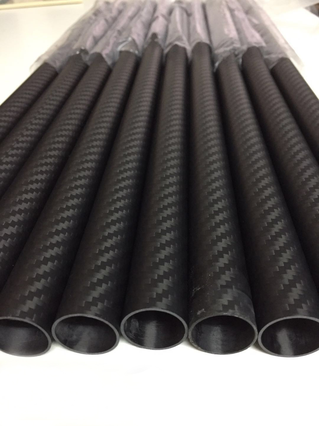 碳纤维管工厂直销3k哑光亮光平纹斜纹碳管高强度碳纤管