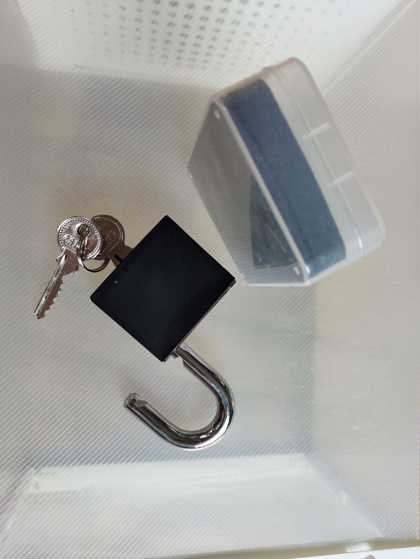 透明50 32挂锁 ab锁 一字锁 月牙透明锁锁具生产厂家