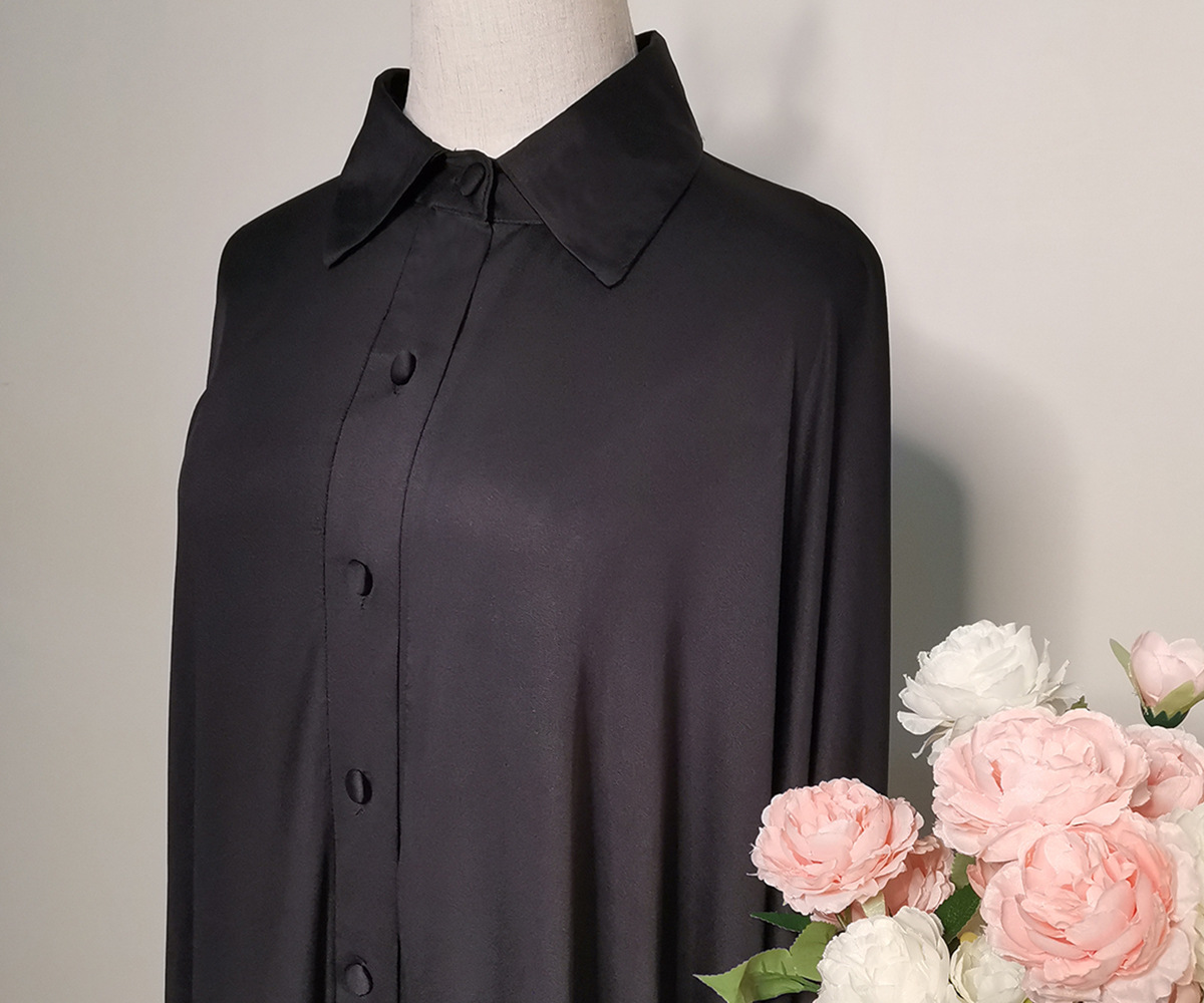 现货速卖通东南亚女装迪拜沙特阿拉伯纯色蝙蝠袖大罩袍开衫xy001