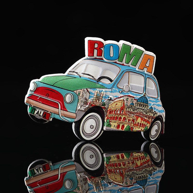 Cross-Border Tourist Attractions Souvenir Refridgerator Magnets Resin Stereo City Attractions Refridgerator Magnets Magnet Customized Wholesale