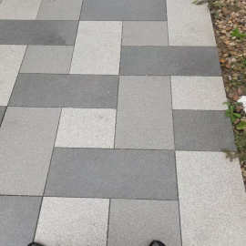 0成交0笔1年复购率:20%g603芝麻白荔枝面火烧板 广场公园地面铺装石材
