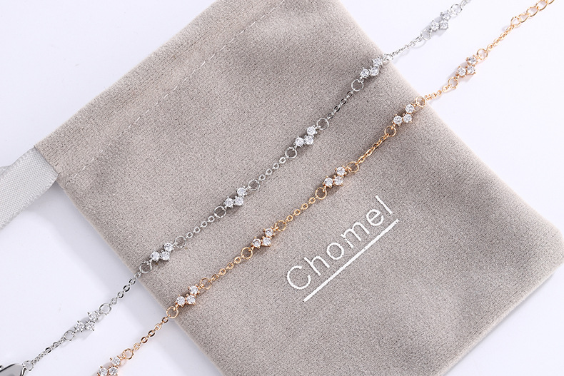 新加坡chomel小碎钻手链女送闺蜜女友情人节礼物小红书推荐网红款