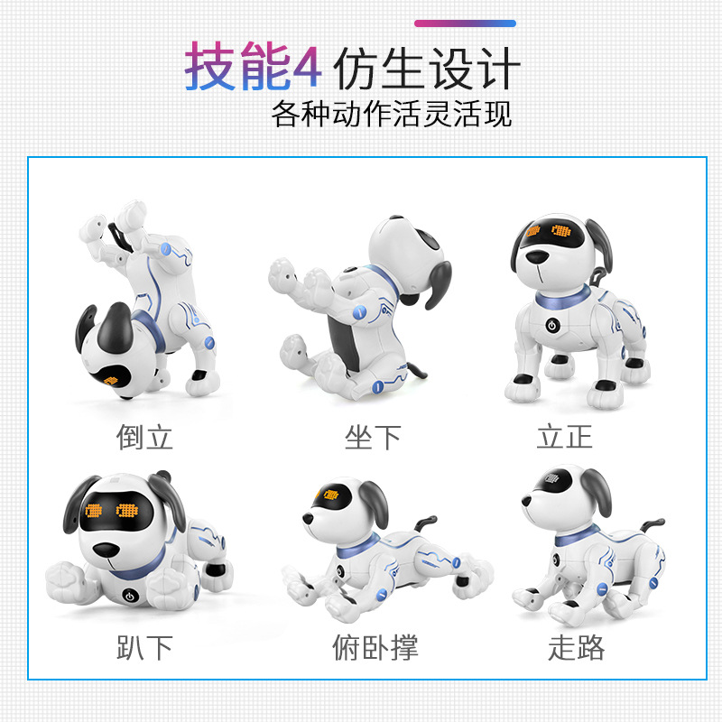 Leneng K16 Intelligent Robot Dog Programming Stunt Remote Control Dog Intelligent Robot Music Dancing Toy Robot Dog