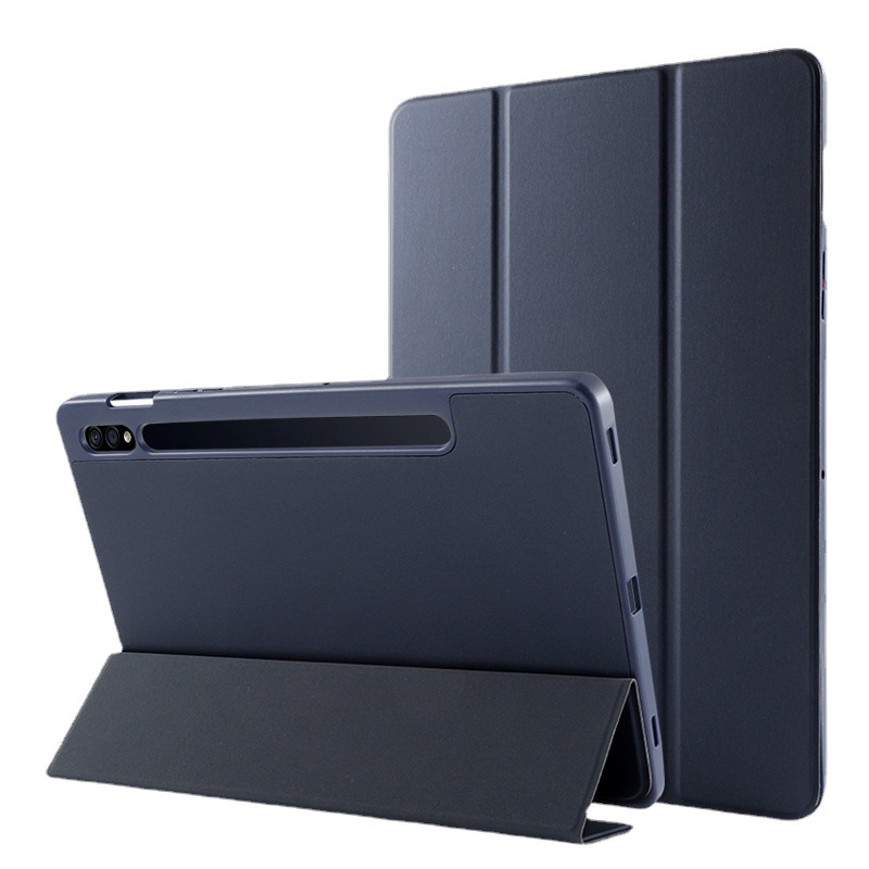 适用于三星TAB S7 FE 平板电脑保护套11寸S8plus带笔槽平板皮套