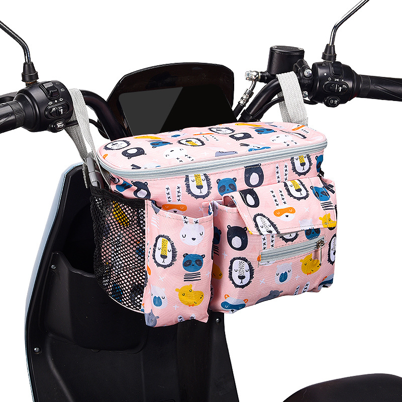 电动车放置神器电车挂物包收纳挂袋储物兜电瓶车加装储物盒防雨