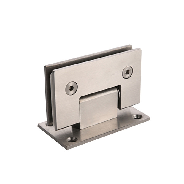 厂家直供304不锈钢度玻璃门合页双向浴室玻璃夹淋浴房铰链定制