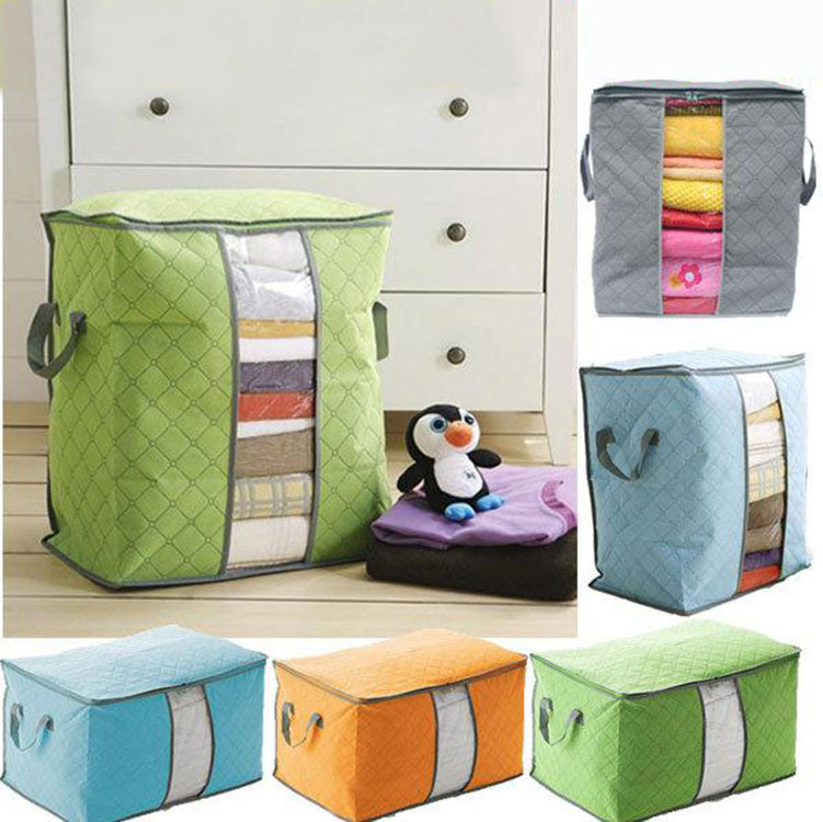 Luggage Packing Storage Non-Woven Fabric Large Capacity Household Moving Clothes Organizing Quilt Storage Bag quilt Storage Box 