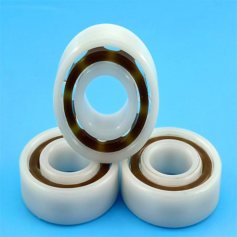 塑料轴承 尼龙保持架 深沟球塑料轴承滑轮尺寸12*28*8mm-阿里巴巴