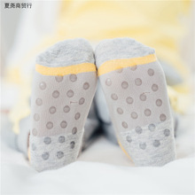 儿童袜子新款夏季薄款男童防滑宝宝地板袜船袜水晶袜透气光脚袜